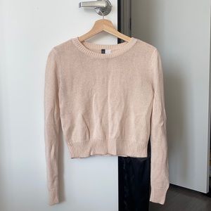 Light cream knit sweater